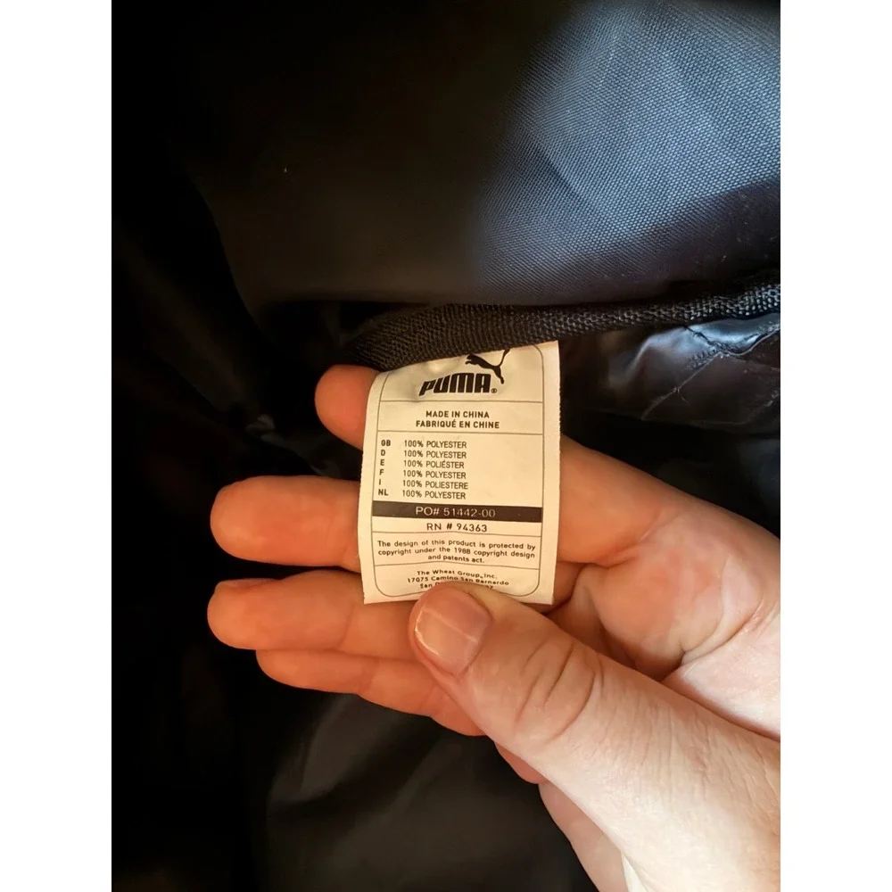 Puma Procat Duffel Bag Black Grey Unisex Medium